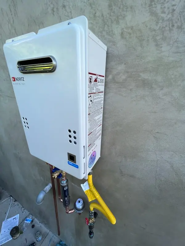 Tankless water heater installation for Park of the Canals homes